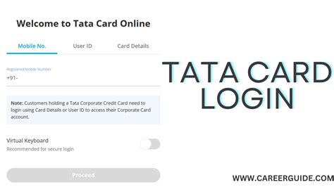 tata smart card|tatacard.com login.